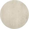 SAFAVIEH Home Collection – Benvolio Round Solid Wood Coffee Table, White Washed Top & Black Base, Modern Fully Assembled Design (COF3003B)(White Washed/Black)