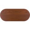 SAFAVIEH Home Collection – Chatun Brown Oval Coffee Table, Modern Sculptural Living Room Accent (COF2320A)(Brown)