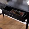 SAFAVIEH Home Collection – Filbert Desert Brown Writing Desk, 2-Drawer Traditional Desk, Classic Home Office Design (DSK5701G)(Black)