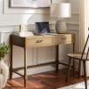 SAFAVIEH Home Collection – Filbert Desert Brown Writing Desk, 2-Drawer Traditional Desk, Classic Home Office Design (DSK5701G)(Desert Brown)