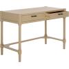 SAFAVIEH Home Collection – Filbert Desert Brown Writing Desk, 2-Drawer Traditional Desk, Classic Home Office Design (DSK5701G)(Sand)