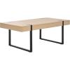 SAFAVIEH Home Collection – Klausner Sand & Black Coffee Table, Modern Rectangular Accent Table, Metal Frame Design (COF9308A)(Sand/Black)