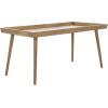 SAFAVIEH Home Collection – Nonie Rectangular Coffee Table, Sand Tray Top Design for Living Room (COF5700E)(Chocolate)