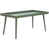 SAFAVIEH Home Collection – Nonie Rectangular Coffee Table, Sand Tray Top Design for Living Room (COF5700E)(Dusty Green)