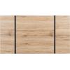SAFAVIEH Home Collection – Tristan Rectangular Modern Coffee Table with Natural Wood Top & Black Metal Base, Industrial Minimalist Living Room Table (COF7000B)(Natural)