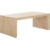 SAFAVIEH Home Collection – Woodrow Faux Travertine Coffee Table, Modern Minimalist Rectangular Design (COF7013B)(Faux Travertine)