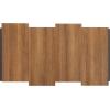 SAFAVIEH Home Collection Alexander Natural Brown/Black Rectangle Coffee Table(Brown/Black)