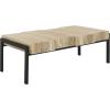 SAFAVIEH Home Collection Alexander Natural Brown/Black Rectangle Coffee Table(Multi/Brown)