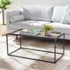 SAFAVIEH Home Collection Andey Brown/Black Living Room Coffee Table