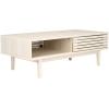 SAFAVIEH Home Collection Aricia Black 2-Door Coffee Table(Bleached White)