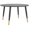 SAFAVIEH Home Collection Beck Mid-Century Modern Black/Gold Round Coffee Table