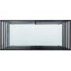 SAFAVIEH Home Collection Cathal Matte Black/Glass/Mirror 3-Tier Living Room Coffee Table COF6204A(Black / Glass)