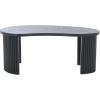 SAFAVIEH Home Collection Celane Walnut Brown Coffee Table(Black)