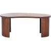 SAFAVIEH Home Collection Celane Walnut Brown Coffee Table(Walnut)
