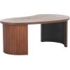 SAFAVIEH Home Collection Celane Walnut Brown Coffee Table(Walnut)