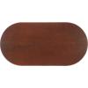 SAFAVIEH Home Collection Chakun Black Oval Top Coffee Table(Walnut)