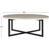 SAFAVIEH Home Collection Cheyenne Blue & White Coffee Table(Beige / Multi)