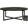 SAFAVIEH Home Collection Cheyenne Blue & White Coffee Table(Black)
