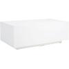 SAFAVIEH Home Collection Ezro White/Grey Faux Concrete Coffee Table (Fully Assembled)