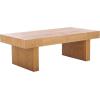 SAFAVIEH Home Collection Habana Walnut Brown Wood Coffee Table(Natural)