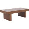 SAFAVIEH Home Collection Habana Walnut Brown Wood Coffee Table(Walnut)