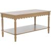 SAFAVIEH Home Collection Haven Matte Black Coffee Table(Desert Brown)