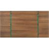 SAFAVIEH Home Collection Jacob White/Clear Glass Legs Rectangle Coffee Table(Brown/Clear)