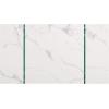 SAFAVIEH Home Collection Jacob White/Clear Glass Legs Rectangle Coffee Table(White/Clear)