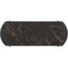 SAFAVIEH Home Collection Marlee White Faux Paper Marble/Black Coffee Table with Lower Shelf(Dark Sandstone/Black)