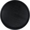 SAFAVIEH Home Collection Meek White Washed 3-Leg Round Coffee Table(Black)