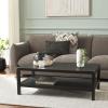 SAFAVIEH Home Collection Omara Black 1-Shelf Coffee Table(Black)