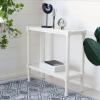 SAFAVIEH Home Collection Rafiki Brown Lower Shelf Console Table CNS5714C(Distressed White)