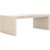 SAFAVIEH Home Collection Scarlett Natural Capiz Shell Rectangle Coffee Table (Fully Assembled)(Natural)