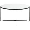 SAFAVIEH Home Collection Wrena White/Black Round Coffee Table