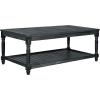 SAFAVIEH Outdoor Collection Oakley Coffee Table(Dark Slate Gray)