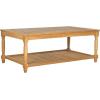 SAFAVIEH Outdoor Collection Oakley Coffee Table(Natural)