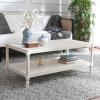 Safavieh American Homes Collection Bela Grey Coffee Table(White)
