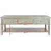 Safavieh American Homes Collection Manelin Sepia Coffee Table(Ash Grey)