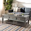 Safavieh American Homes Collection Manelin Sepia Coffee Table(Ash Grey)