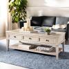 Safavieh American Homes Collection Manelin Sepia Coffee Table(White Washed)