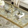 Safavieh FOX2589A Home Collection Rosalia Butterfly Coffee Table, Antique Gold