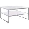 Safavieh Home Aliza 2-tier White Square Coffee Table