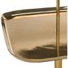 Safavieh Home Artemis Brass Handle and Black Marble Side Table