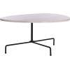 Safavieh Home Berlin Walnut and Black Tripod Coffee Table(Light Grey Oak / Black)