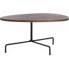 Safavieh Home Berlin Walnut and Black Tripod Coffee Table(Walnut / Black)