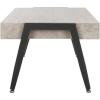Safavieh Home Cameron Modern Light Grey and Black Coffee Table