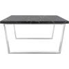 Safavieh Home Carmen Glam Black Faux Marble and Chrome Coffee Table(Black / Chrome)