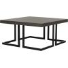Safavieh Home Collection Amalya Modern Dark Grey Square Coffee Table