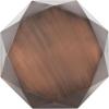 Safavieh Home Collection Astrid Geometric Brushed Brass Faceted Coffee Table(Copper)