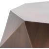 Safavieh Home Collection Astrid Geometric Brushed Brass Faceted Coffee Table(Copper)